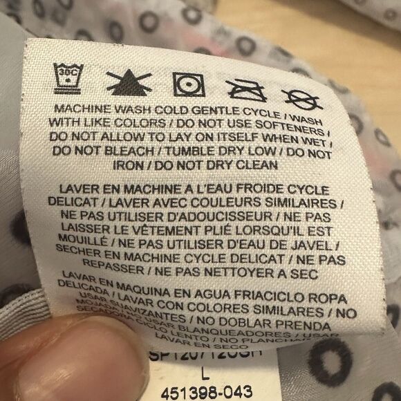 Nike Run Women Large Full Zip Lightweight Jacket Opaque Clear Translucent - Picture 9 of 11